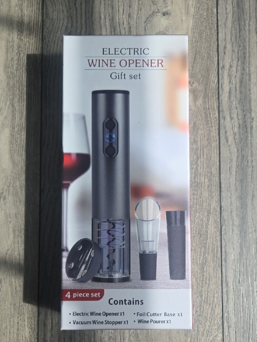Electric Wine Opener Gift Set